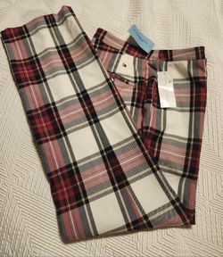 New Tommy Hilfiger Women’s Plaid Golf Pants, Size 10
