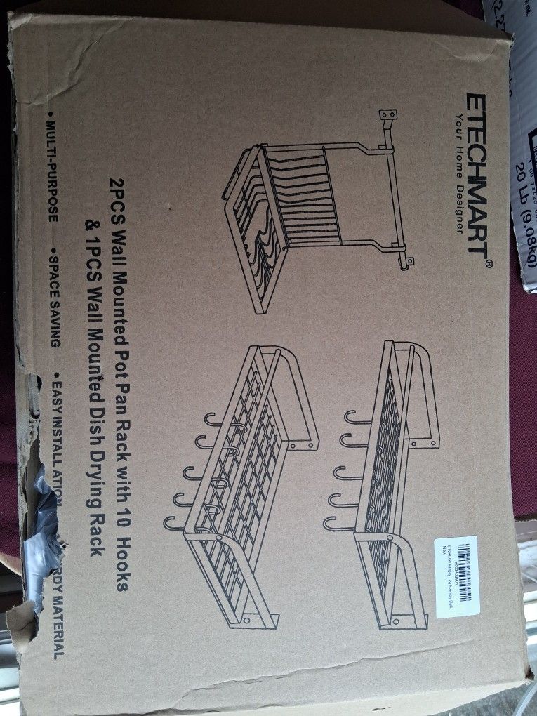 Mounted Pots, Pans, And Dish Racks