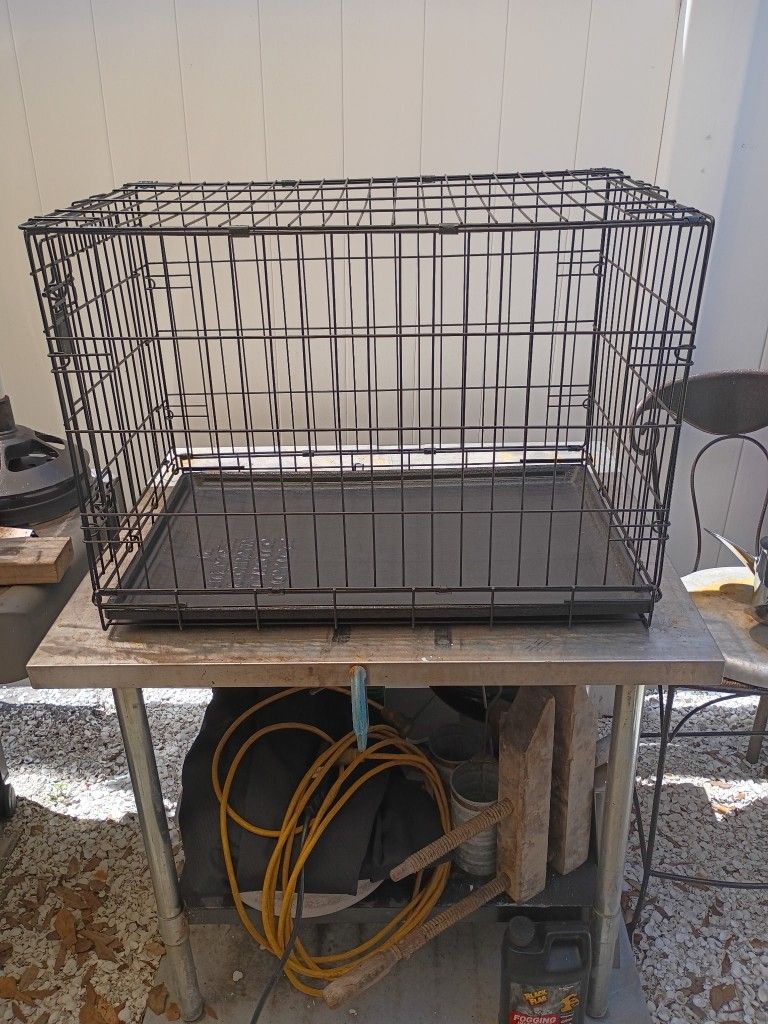 Medium Dog Cage Crate Kennel