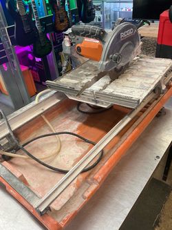 Rigid tile saw