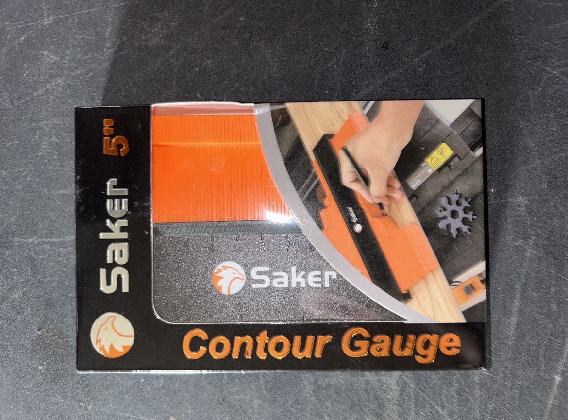 Brand New Saker 5" Contour Gauge