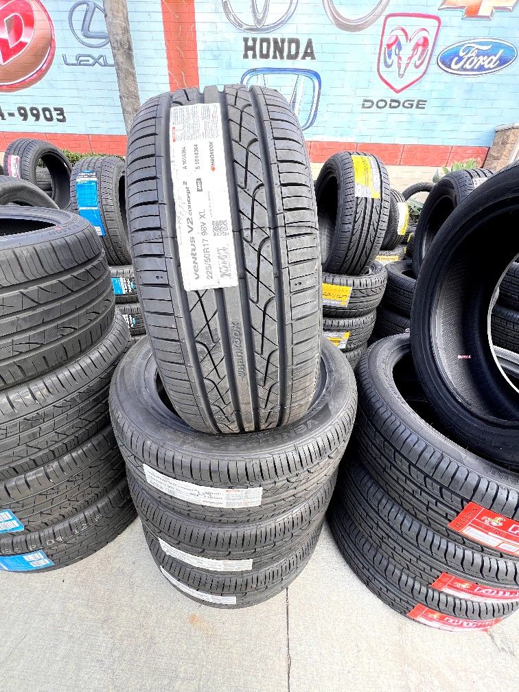 225/50/17 hankook set of 4 new tires $484