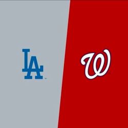 Nationals at Dodgers - Fri, Sat and Sun