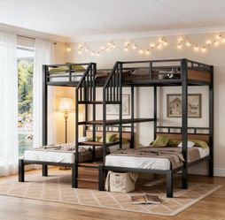 Brand New Metal Triple Bunk Bed