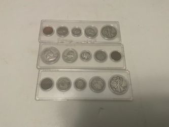 Old Silver US Coins Sets