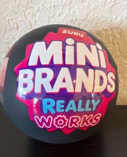 1 Mini Brands Really Works Vinyl Capsules ZURU - BRAND NEW RELEASED