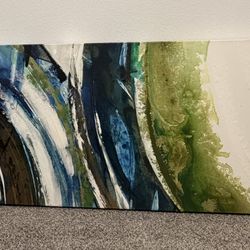 Z Gallerie Artwork Blue/green $200