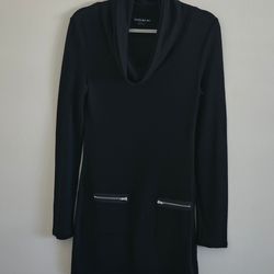 Woman's Black Sweater Dress Size Large