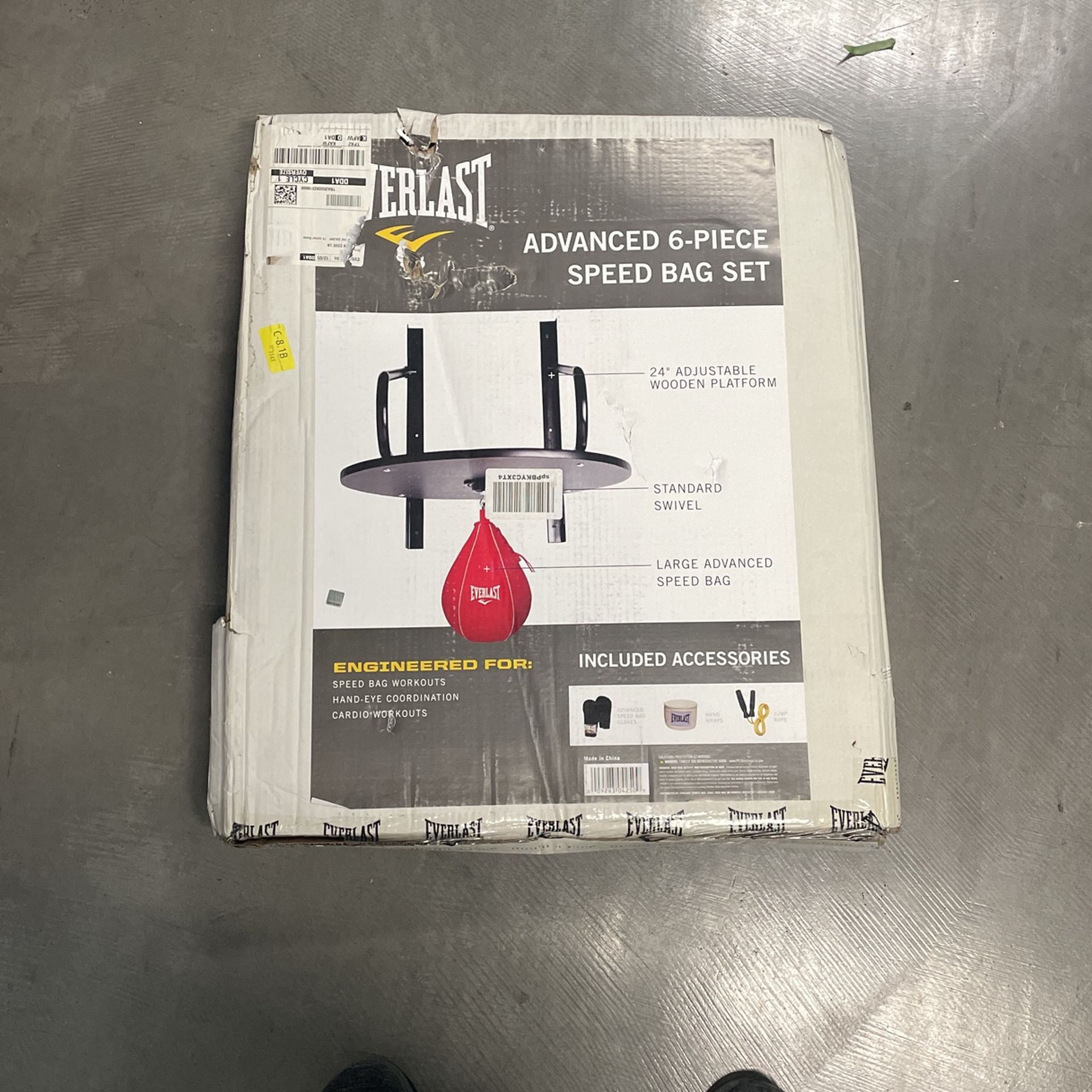 Everlast Advanced 6-Piece Speed Bag Set