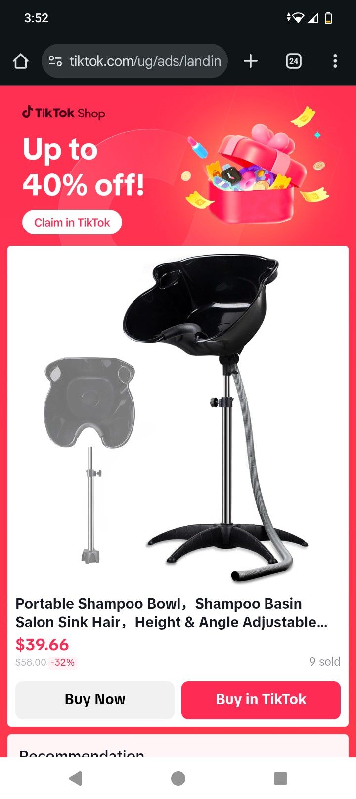 Salon Hair Sink (From Ticktock Shop)