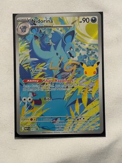 Nidorina Holo Pokémon Card MEP 101