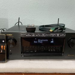 Denon AVR-X4100W 7.2 CH 4K AV Receiver HDMI with Wi-Fi, Bluetooth