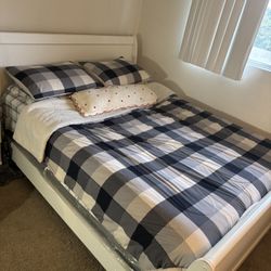 Bed Frame And Night Stand 