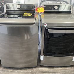 Hot Deal / Top Load Washer With Agitator And Electric Dryer Set 