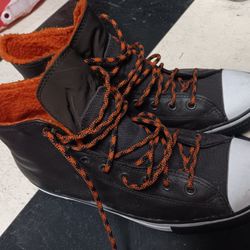 Brown Leather Converse