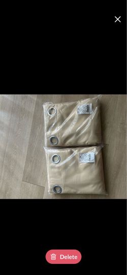 RYB Home Blackout Curtains 100x84 Beige – 2 Panels