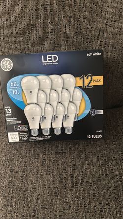 Lightbulbs, LED long life, low energy