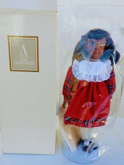 New-Avon Collectible Doll "First Day of School"