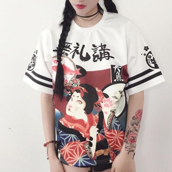 White Graphic T-shirt