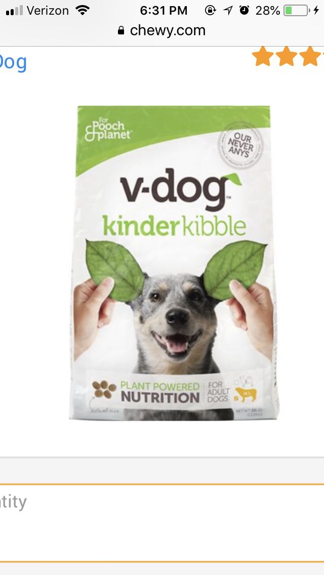 V dog dog food