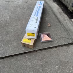 Deck Post Sleeve, Surface Mount, And Deck Post Cap - All Three For $50