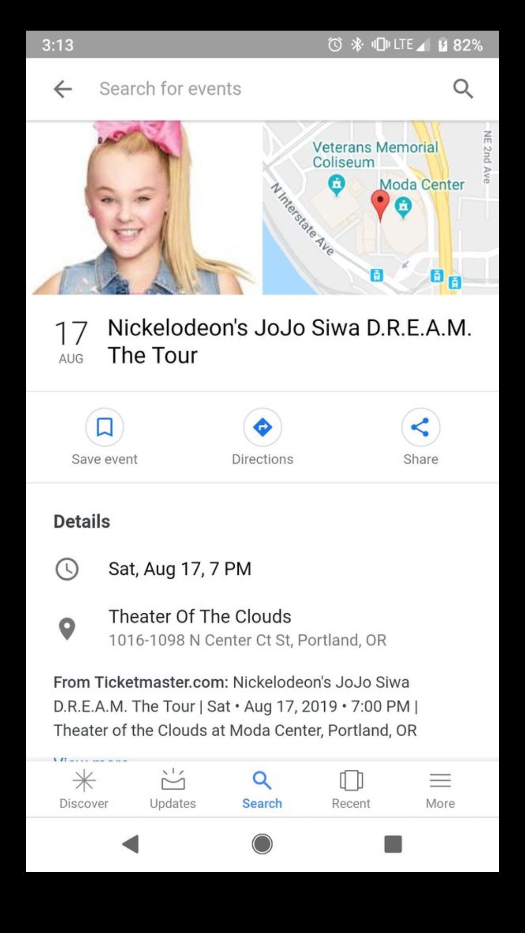 JoJo Siwa Dream tour tickets