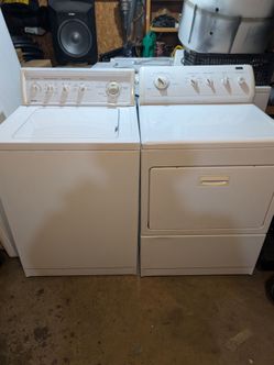 Kenmore washer and gas dryer
