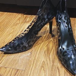 New! Ladies Leopard Print Heels 