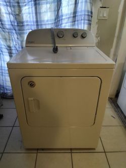 Very nice has a three-prong cord Whirlpool front load dryer