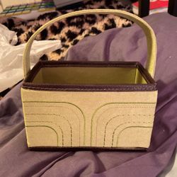Green & Brown Basket