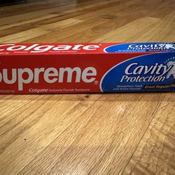 Supreme Colgate Toothpaste Collector Item 2022