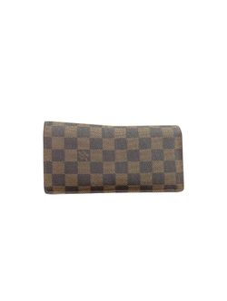 LOUIS VUITTON BROWN DAMIER EBENE ZIPPY WALLET AZP032475