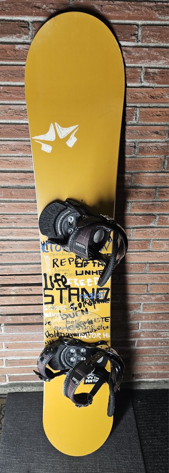 ROME Anthem Snowboard 161cm w/Burton Cartel Bindings