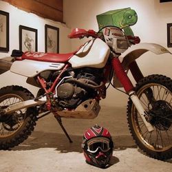 1986 XR600 With Plates