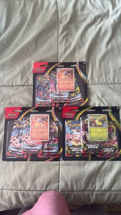 Pokémon 3 Blister packs w/ 9 booster packs