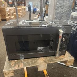 Cafe 30 Inch Over The Range Microwave Dark Grey Convection Air Fry  CVM517P3RD1