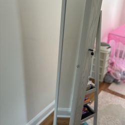 Jewelry Armoire with mirror