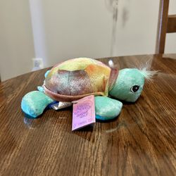 Enesco Precious Moments Turtle Tender Tails Colorful Pastel Plush 1999 Vintage
