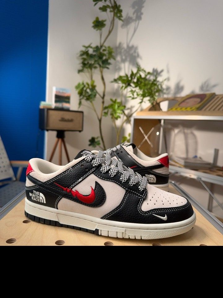 The North Face × Nike Dunk Low collaborative low-top sneakers