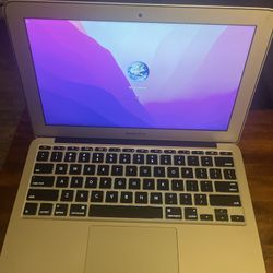 2013 MACBOOK AIR 1.6GHz INTEL i5 CORE 4GB RAM 128GB SSD Normal Battery 11 inches