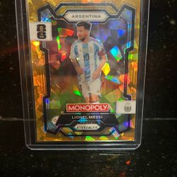 Messi 2026 Panini Gold Prizm