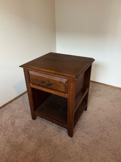 Wooden End Table