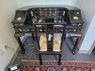 Chinese (Asian) Desk and Chair