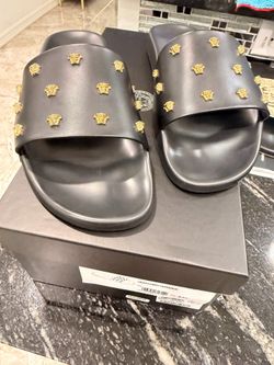 Versace mens slides $400