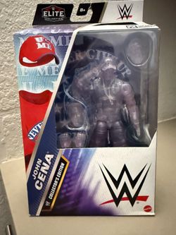 WWE Mattel John Cena elite series 8 invisible clear figure limited edition
