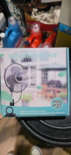 Fan misting kit