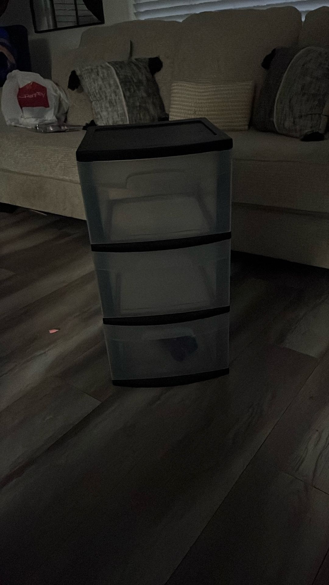 Plastic drawers