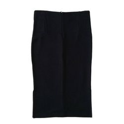 Stylein Medium Black & Blue High Rise Midi Length Knit Straight Pencil Skirt EUC