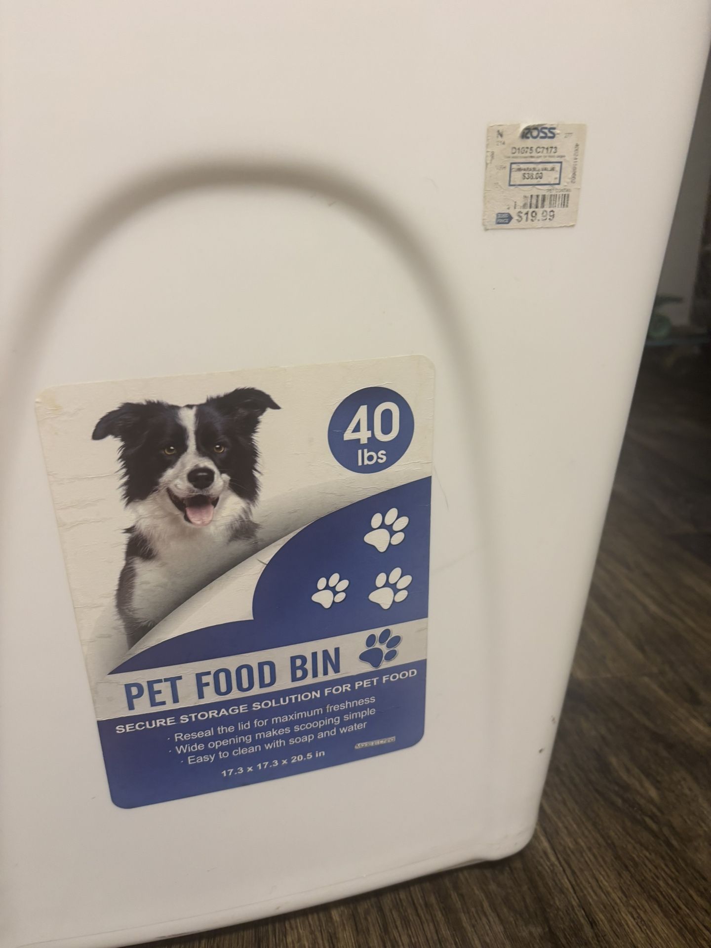 Pet Food Bin