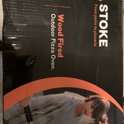 Stoke 13” wood fired pizza oven new in box